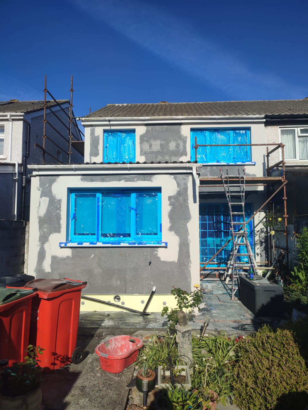 External wall insulation project photo